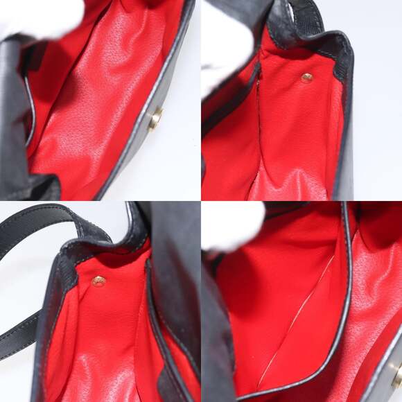 CELINE Shoulder Bag Leather Black - Picture 12 of 13